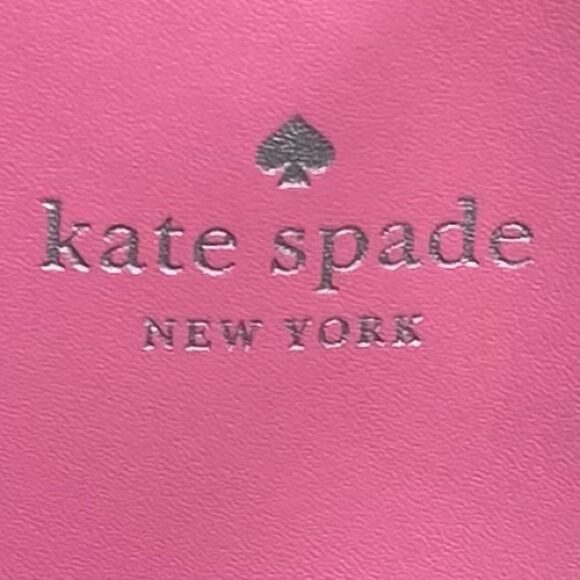 Kate Spade Pink Leather Tote/Shoulder Bag w/Dust Bag Spring Summer Brunch Weddin - Picture 5 of 14